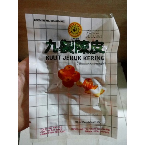 

Kulit Jeruk 25gr