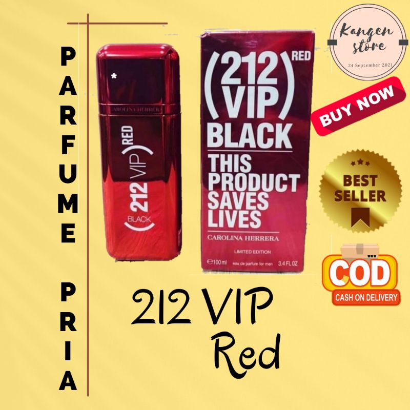 212 VIP BLACK RED EDP ORIGINAL / PARFUM PRIA CAROLINA HERRERA /