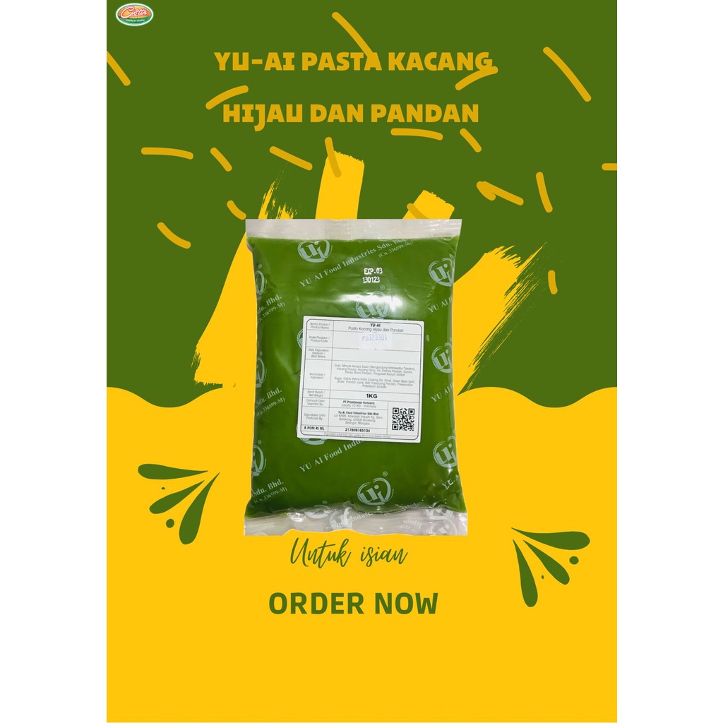 

Yuai kacang ijo pandan 1 kg
