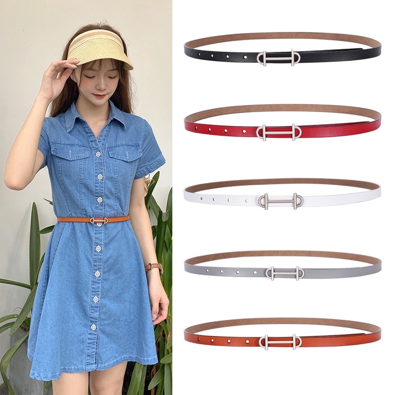 UP [SMARTGIRL] Ikat  Pinggang Wanita Cantol Fashion Kulit PU Gasper Wanita Belt / Ikat pinggang wanita IMPORT 00243-00251