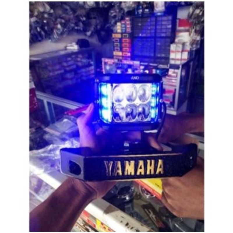 Lampu Led Strobow Rx-King Lengkap Emblem Dasi Yamaha