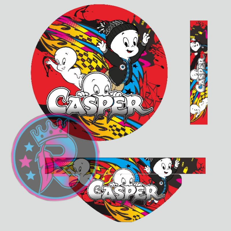 stiker tebok lovebird Casper