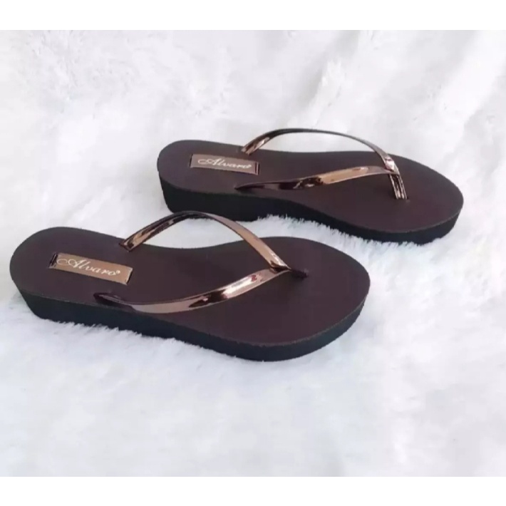 Arkn-SandaL Wanita Wedges Andin Terbaru