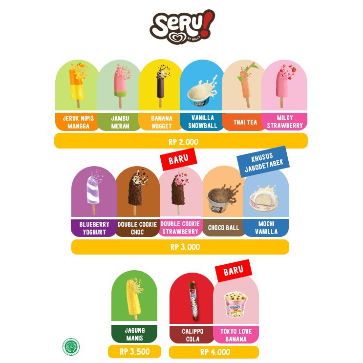 SMARTIBU MENJUAL ES KRIM SERU BY WALLS