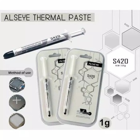 ALSEYE S420 THERMAL PASTE -  ALSEYE THERMAL GREASE - PASTA SILICONE ALSEYE ORI