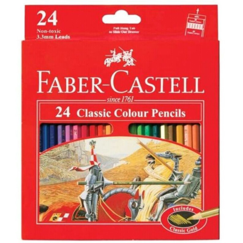 

Pensil warna classic isi 24 warna - Faber Castell ORIGINAL