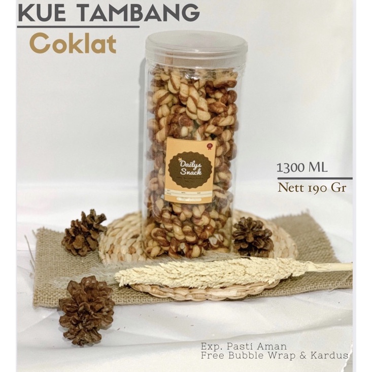 

SNACK KILOAN / MAKANAN RINGAN TOPLES - KUE TAMBANG COKLAT 190 GRAM