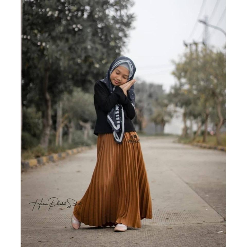 GROSIR ROK PLISKET ANAK PREMIUM/ROK ANAK PLISKET/ROK PLISKET MURAH