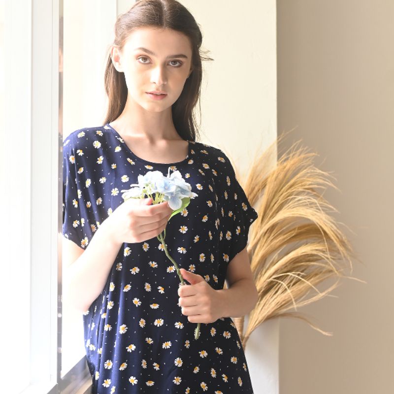 Daster Rayon HABEL NON BUSUI Panjang Semata Kaki-Habel 35