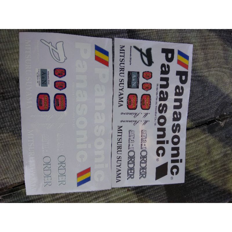Sticker decal frame sepeda balap road bike jadul vintage PNASONC ATB-1