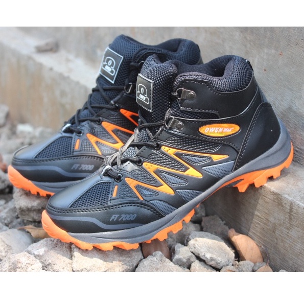 OWEN MAX FT 7000 Sepatu Boot Pria Wanita, sepatu outdoor sepatu hiking trekking dan sepatu kerja