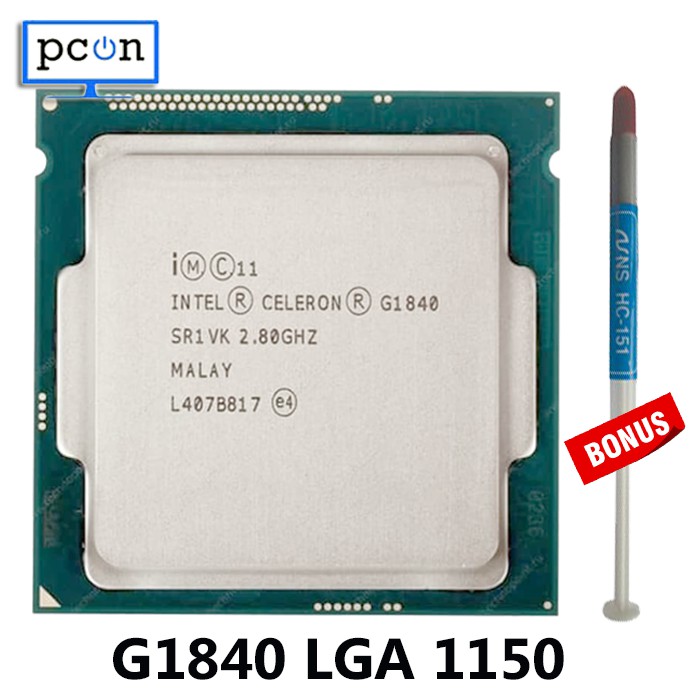 PROCESSOR INTEL CELERON G1840 BONUS PASTA SUNTIK