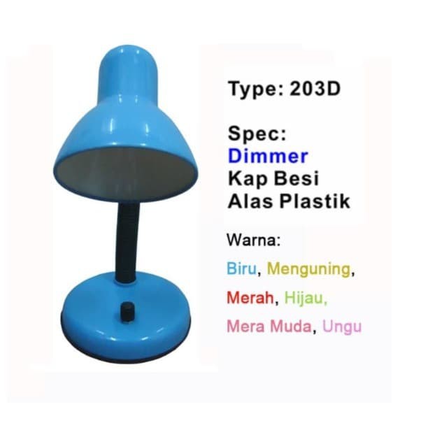 Lampu meja belajar JM-203D desk lamp Dimmer lampu baca lampu duduk