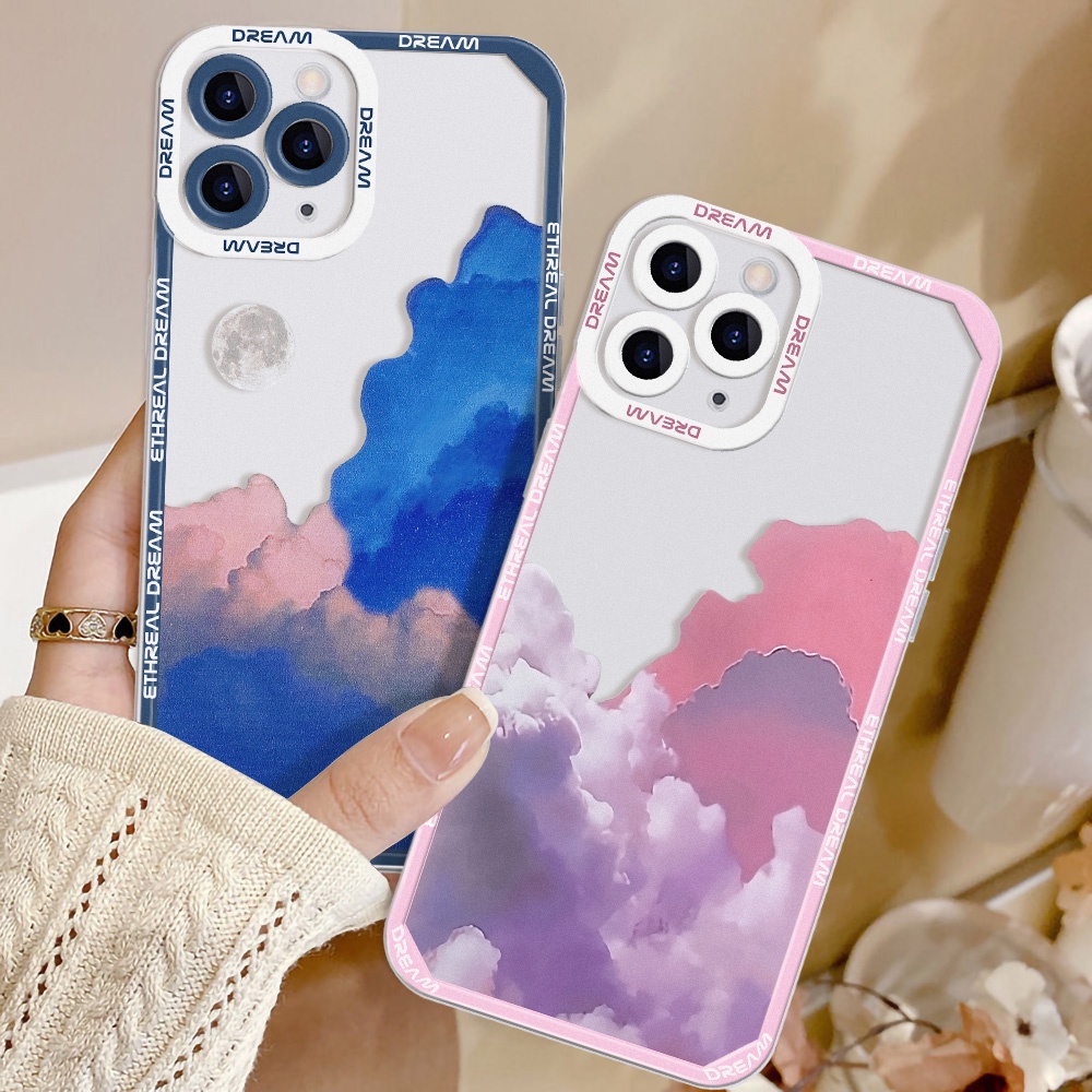 Soft Case TPU Motif Awan Feul Stra Cover Samsung Galaxy A12 A13 A22 A73 A53 S22 A72 4G / 5G A52S A32 A21S A71 A51 A50 A50S A30S S22 Ultra21 S30