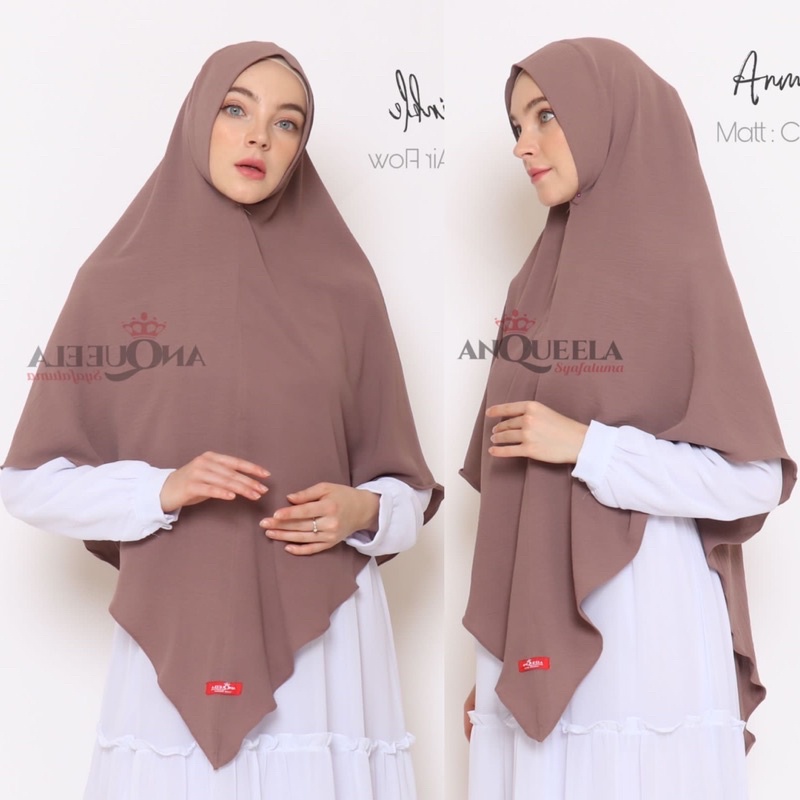 ANQUEELA | Khimar ANMAR CRINKLE