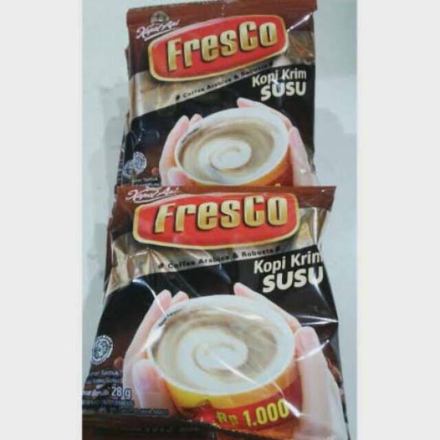 

Kapal api fresco kopi susu 28 gr