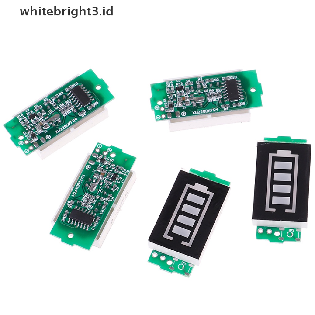 (whitebright3.id) Modul Indikator power tester Kapasitas Baterai Lithium 1S 2S 3S 4S 6S