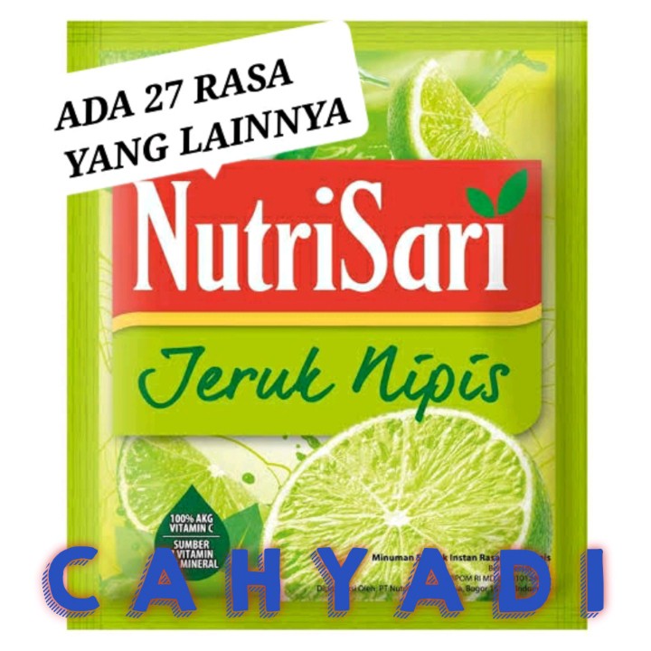 

Nutrisari Jeruk Nipis / Renceng ( 10 Sachet )