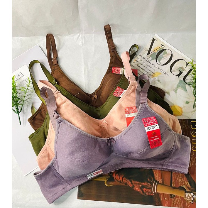 Bh/bra sport body fit premium tanpa busa dan kawat