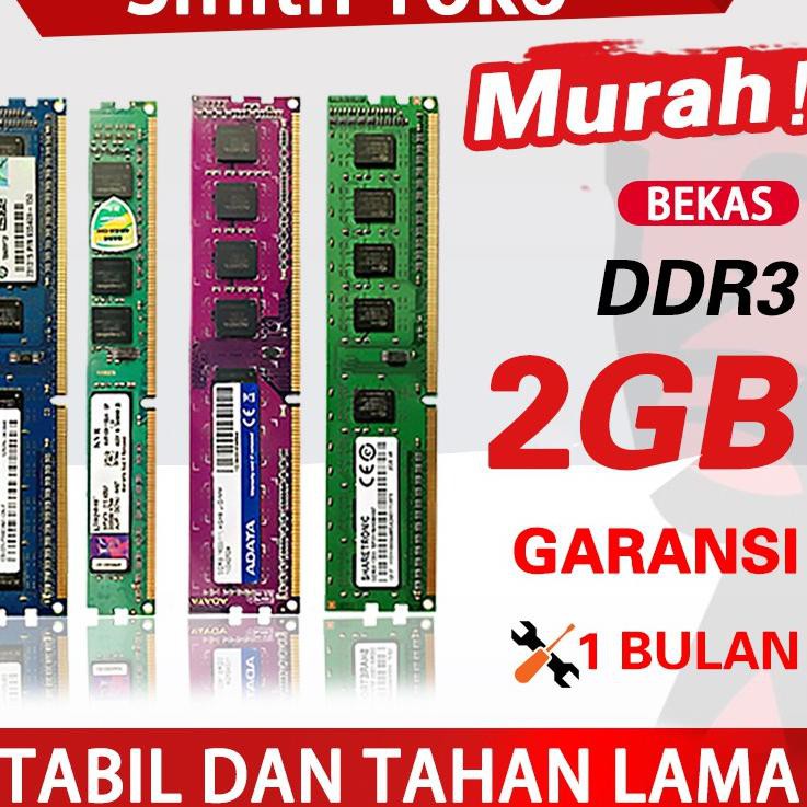 ➪ Memory RAM Memori PC DDR3 4GB DDR3 2GB PC RAM ♪