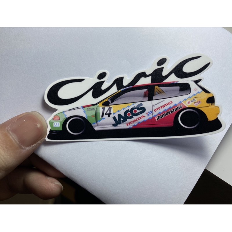 sticker Honda civic estilo