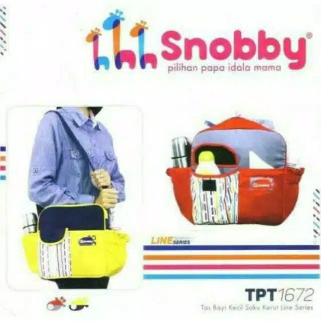 Snobby Tas Bayi Snobby / Diaper Bag / Tas Perlengkapan Bayi Snobby Line Series - LDA