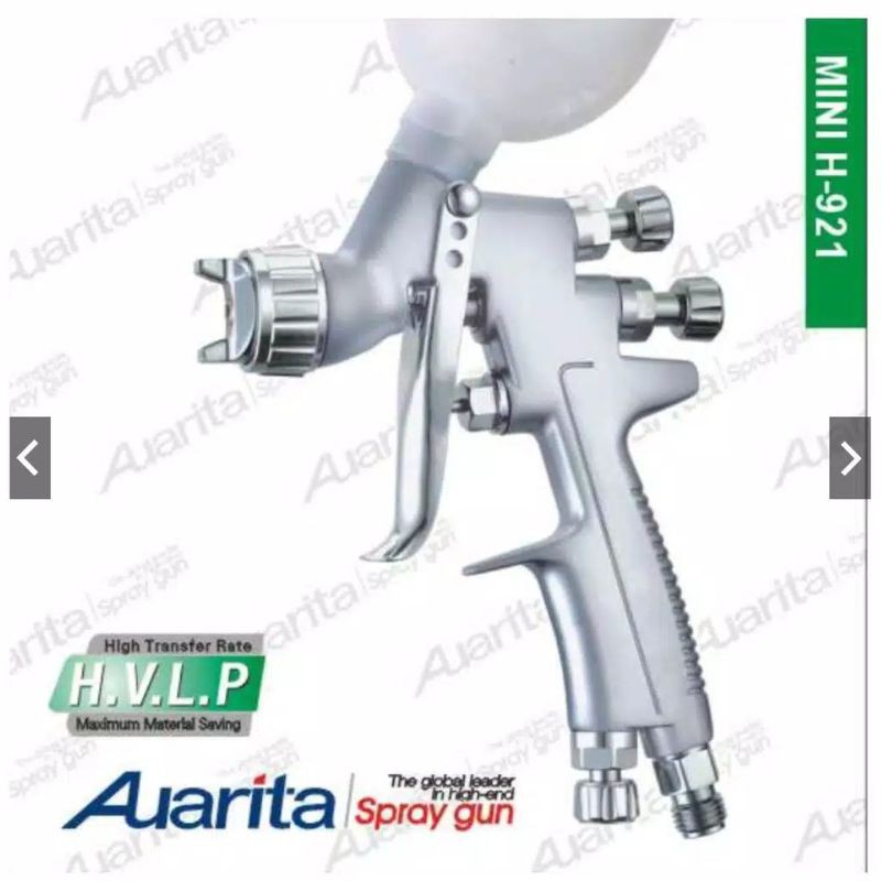 SPRAY GUN HVLP AUARITA H921 NOZLE 1,0 sampai 1,2 tabung 250 cc