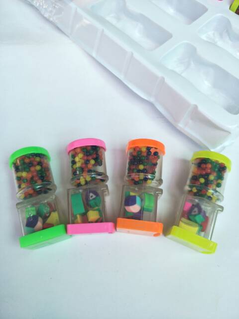 Penghapus Dispenser +Waterbeads Unik Lucu Murah