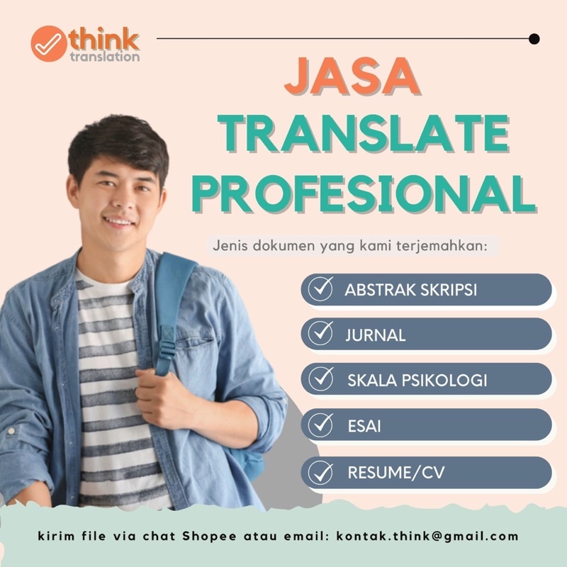 Jasa Translate Bahasa Inggris x Bahasa Indonesia