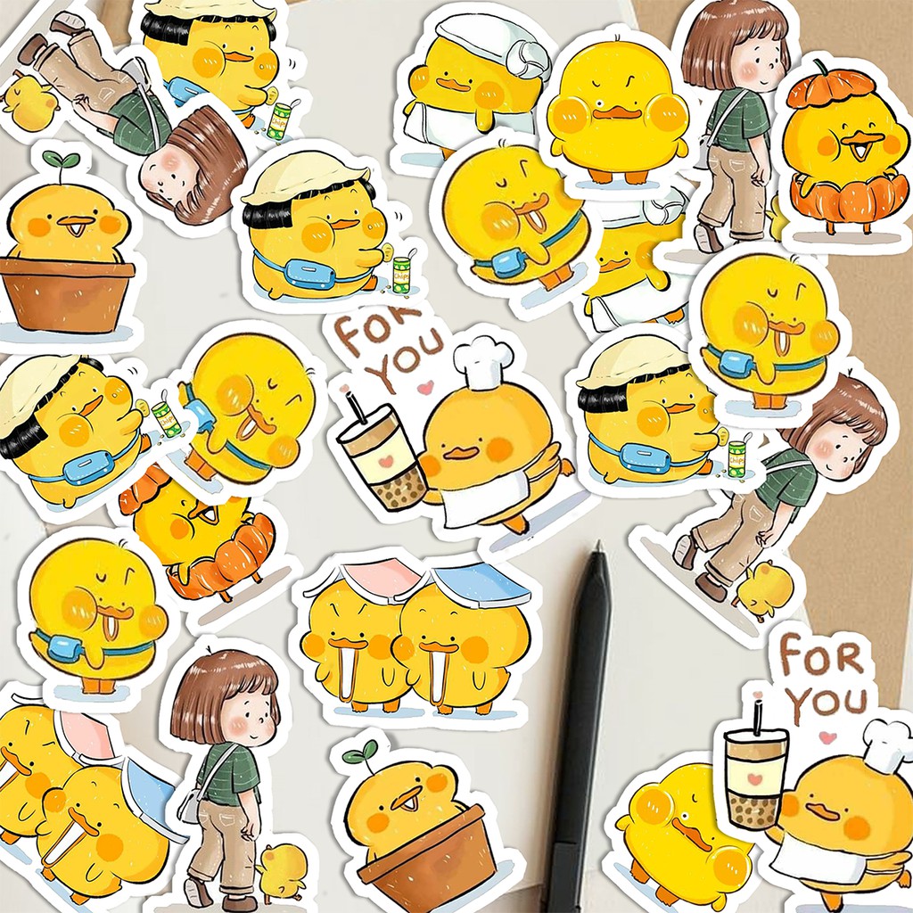 

Calla Land 12Pcs Sticker Pack Bentuk [CHUU] Bebek Lucu Aesthetic for Bullet Journal Decoration Planer Diary Scrapbook DIY Gift