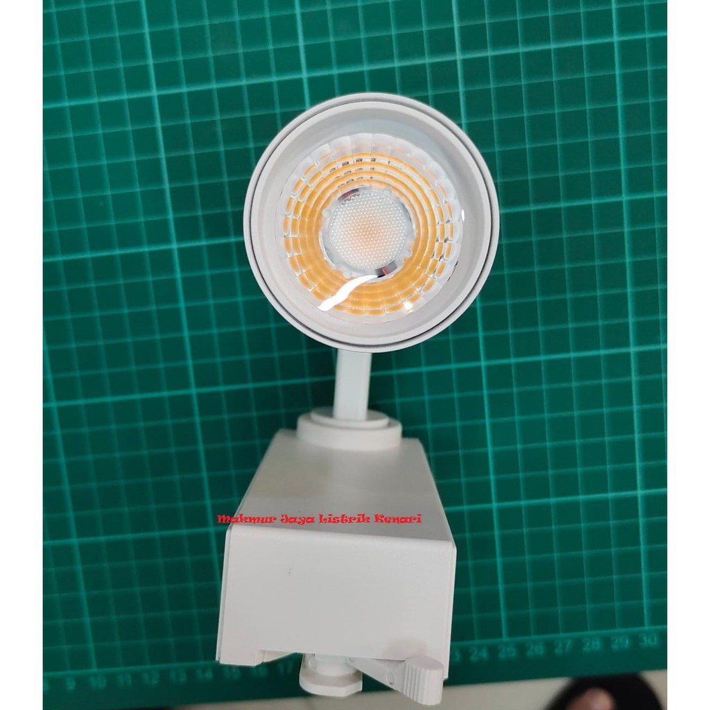 Kingtas Track Light LED COB 12W 12 Watt 12 w Kuning Hitam Putih 4000K