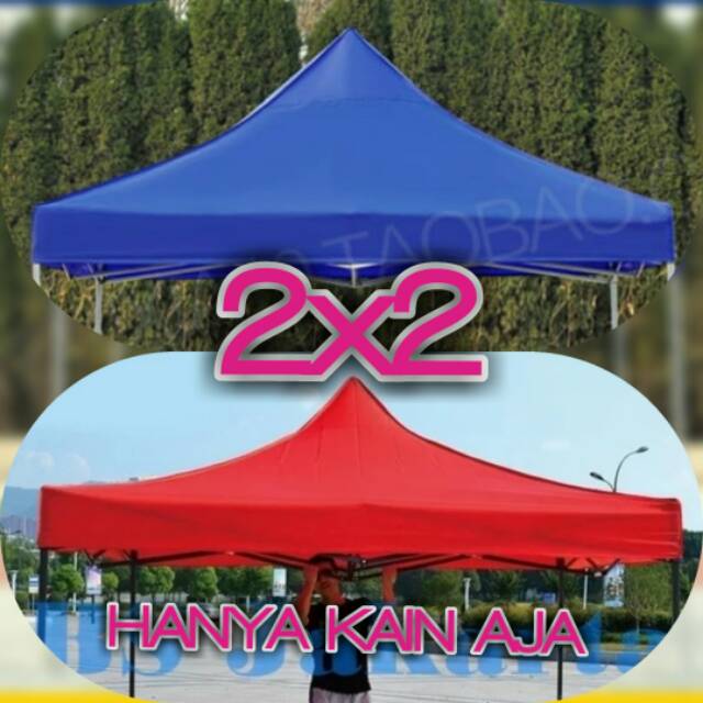 Kain tenda lipat 2x2 atap tenda cafe terpal tenda bazar