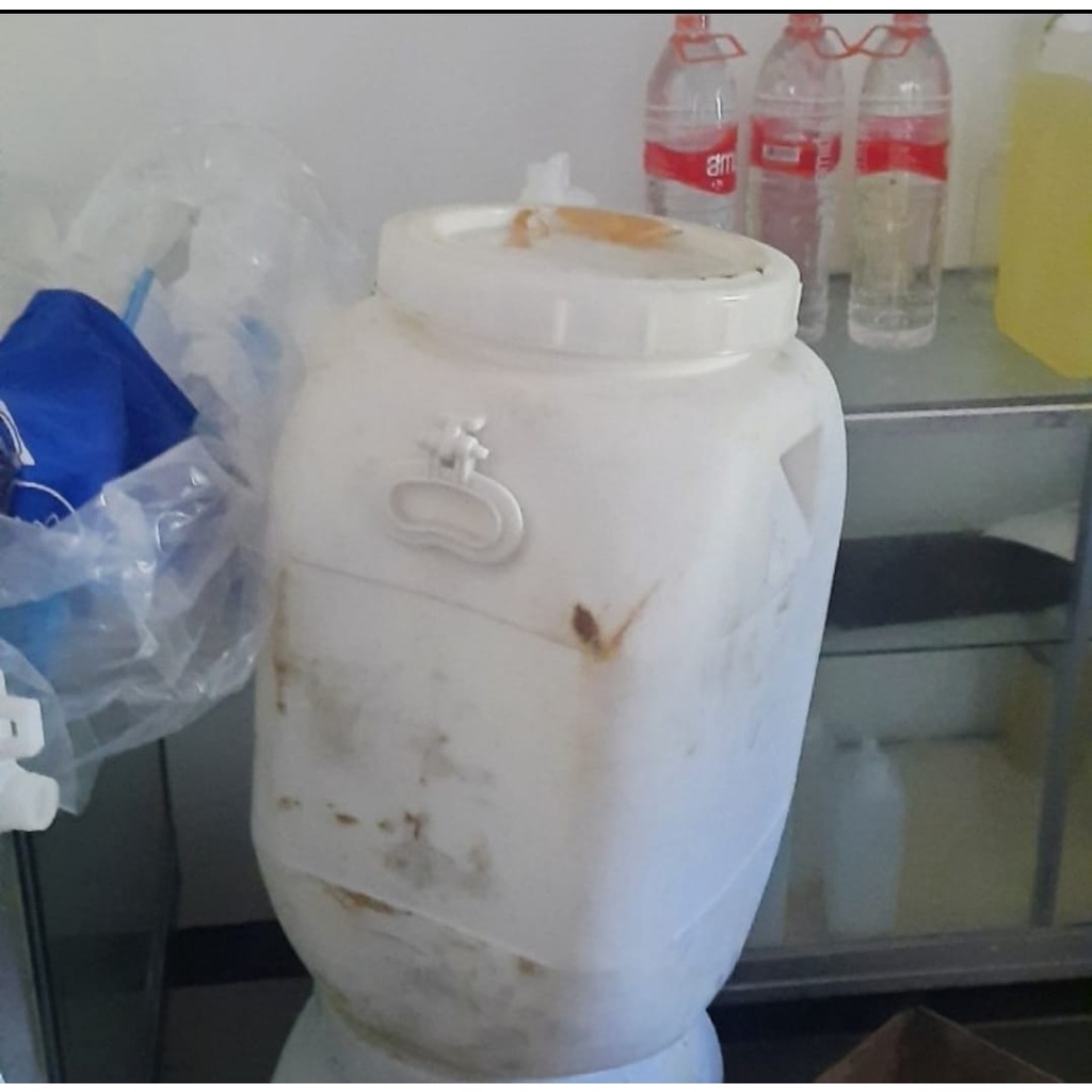 Drum wadah bekas kaporit 50 liter 50 kg KHUSUS