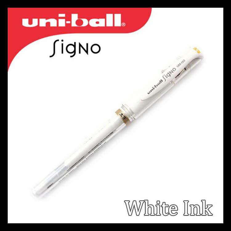 

TERLARIS UNI-BALL SIGNO BROAD UM-153 GEL PEN - WHITE INK PEN BARANG TERUPDATE