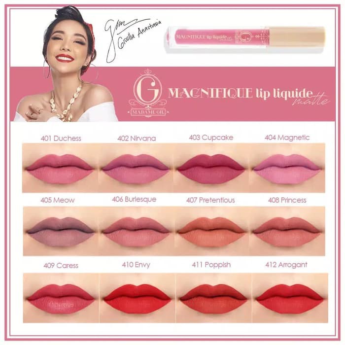 ❄️MATCHA❄️ MADAME GIE MAGNIFIQUE LIP LIQUIDE CLASSIC SERIES / LIPCREAM MADAME GIE NUDE