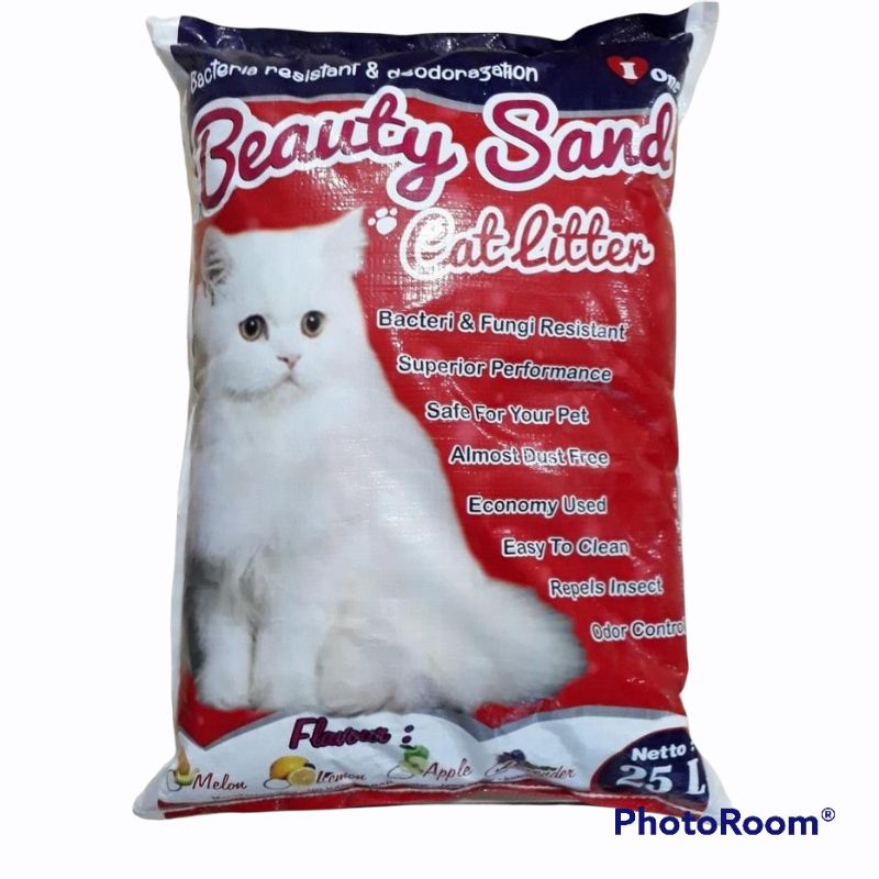 PASIR kucing wangi gumpal BEAUTY SAND 25L