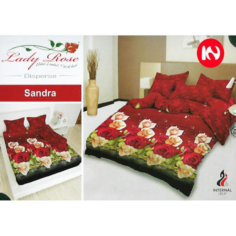 Sprei Lady rose king 180 x 200 motif Sandra, Casandra, Veranda, Oscar, Aurel, Gisel, Louise