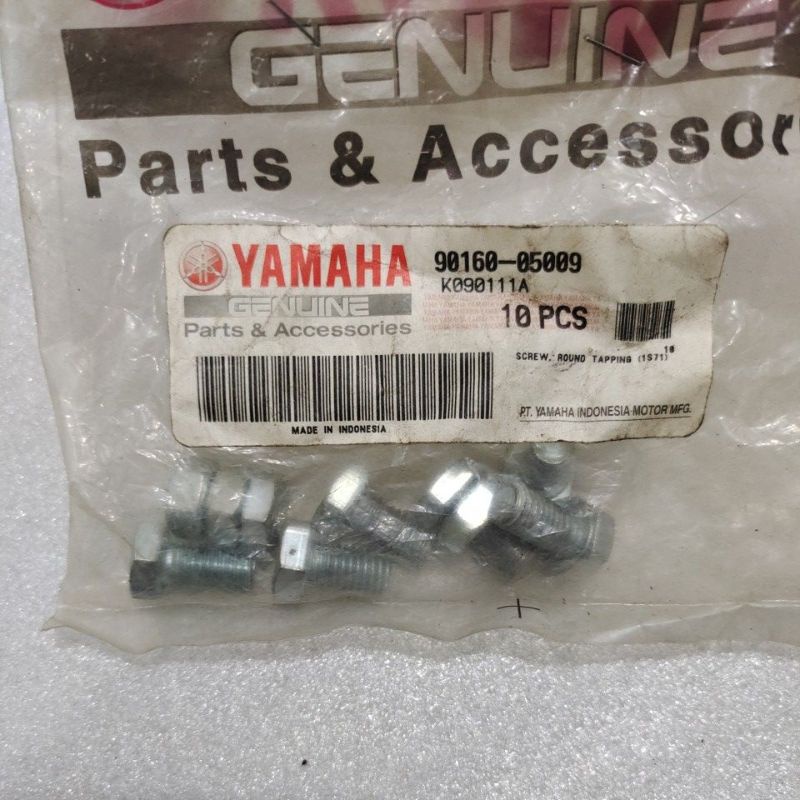 Baut Ulir Screw Round Tapping Tapung L Yamaha Jupiter 135 Original 90160-05009 Distributor Sparepart