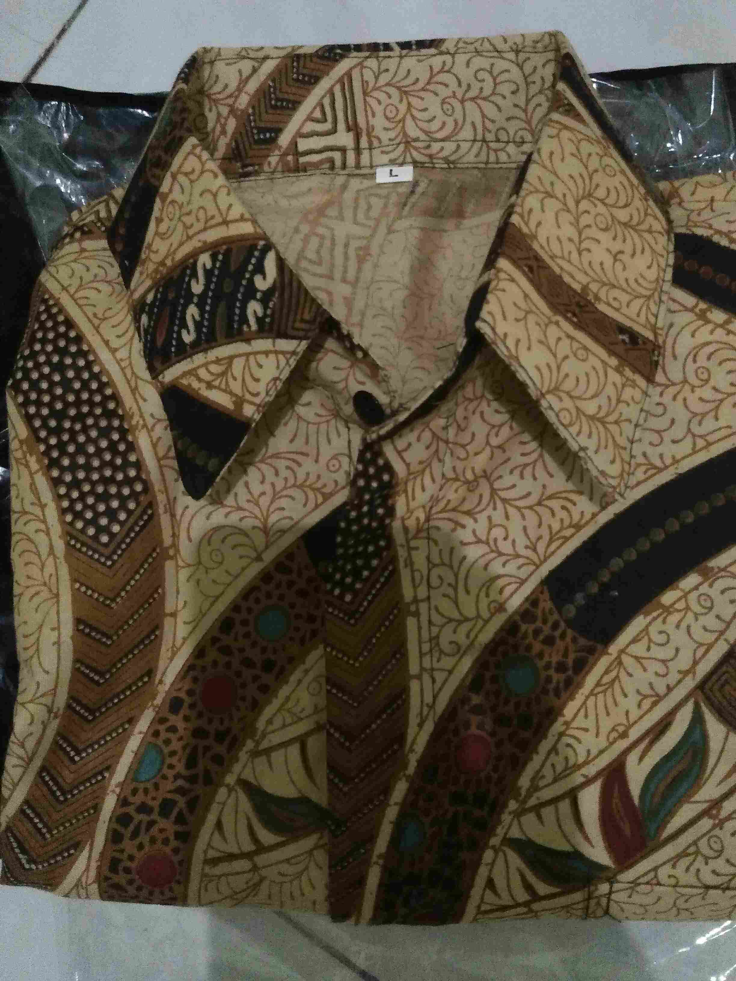 Atasan Batik Jumbo - Batik Couple - Batik Seragam Kerja - Batik Jumbo Wanita - Batik Jumbo Pria -set