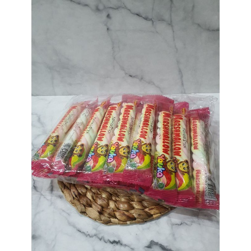 

Permen Cemilan Snack Marshmallow Kapas Jadul Youka Kepang Stick Murah (isi 20 pcs)