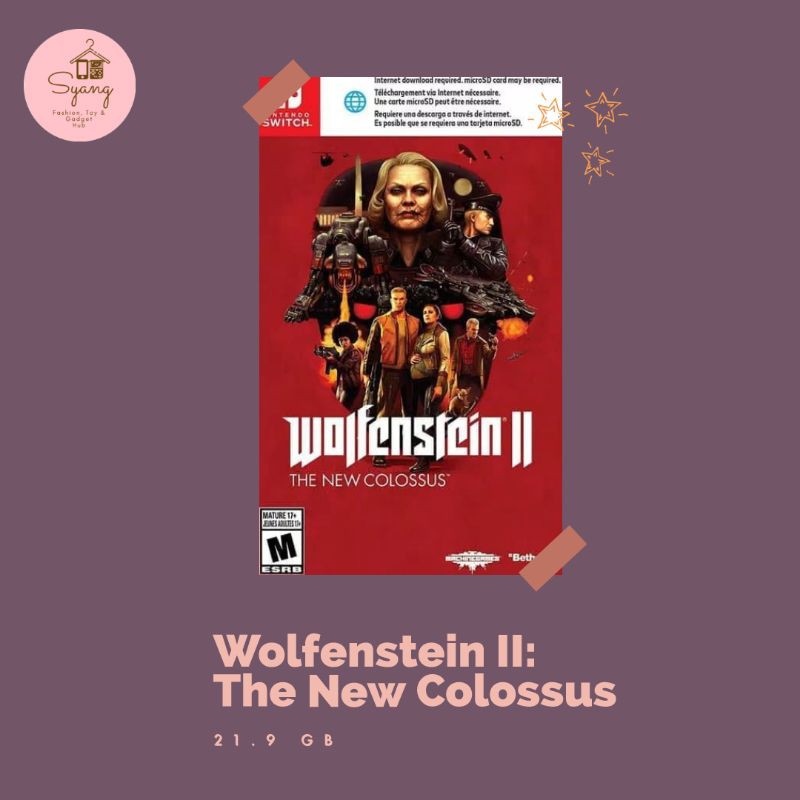 Wolfenstein II 2: The New Colossus Nintendo Switch