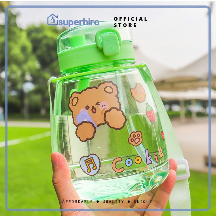 Botol Minum Anak Karakter BPA Free 1300ML Jumbo Botol Sekolah