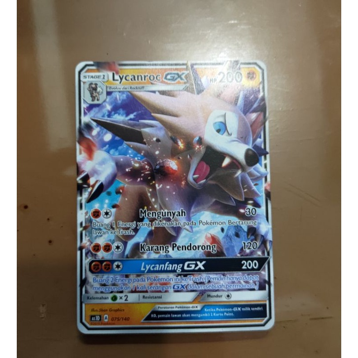 Lycanroc GX bahasa Indonesia