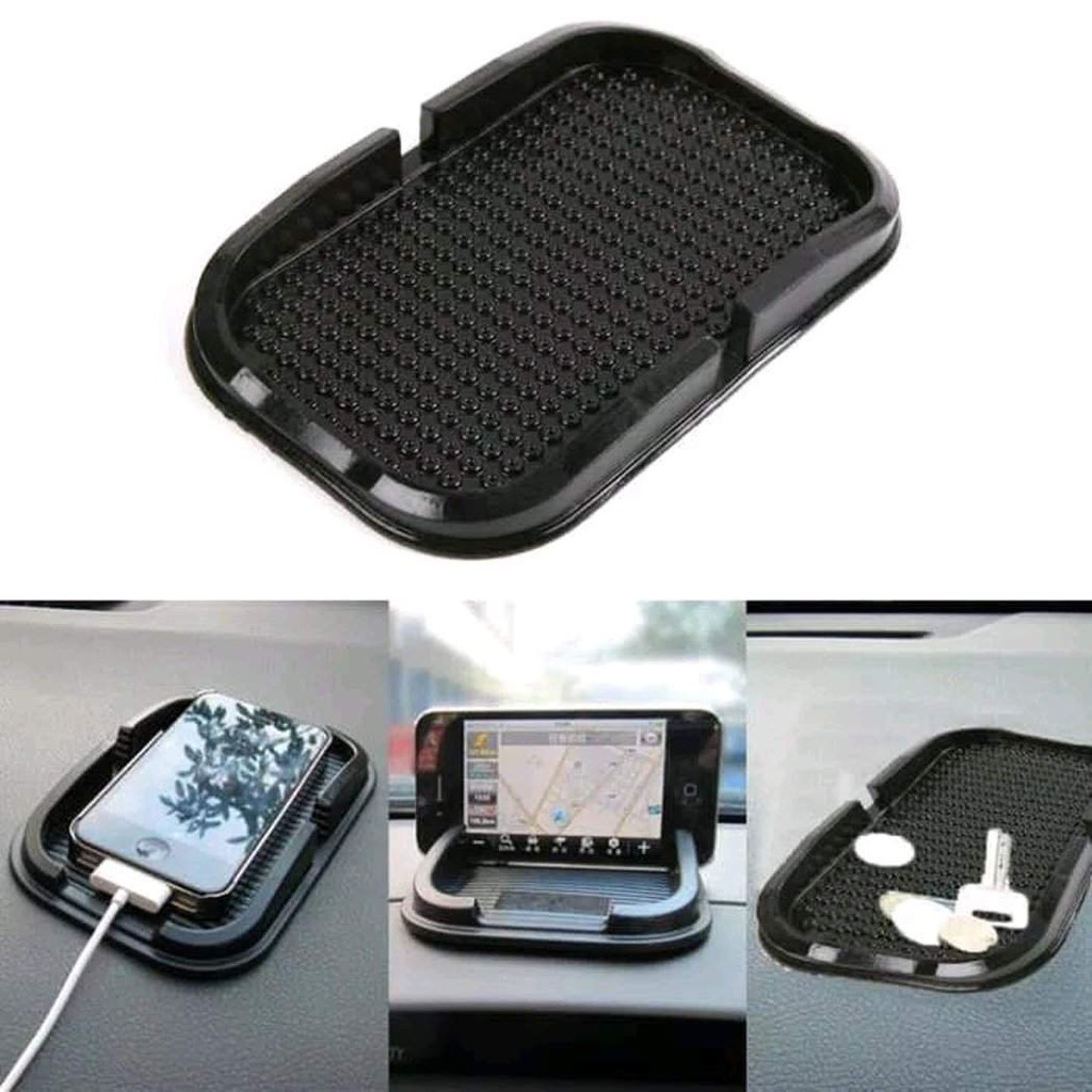 Cuci Gudang Dudukan HP Anti Slip Dasboard Sticky Pad Phone Card Coin Mobil