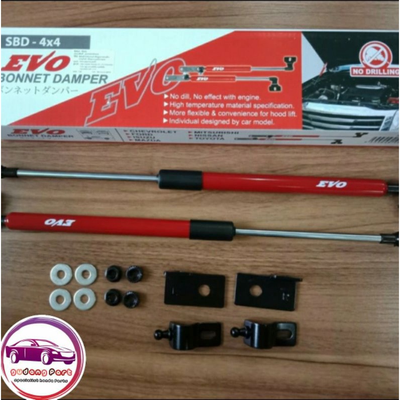 Shock hidrolis penyangga kap mesin Engine hood damper Pajero sport