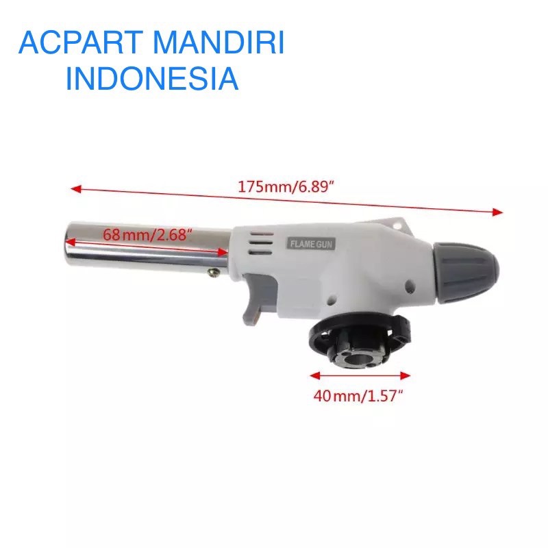 Blow torch BTA-104 / kepala gas kaleng otomatis