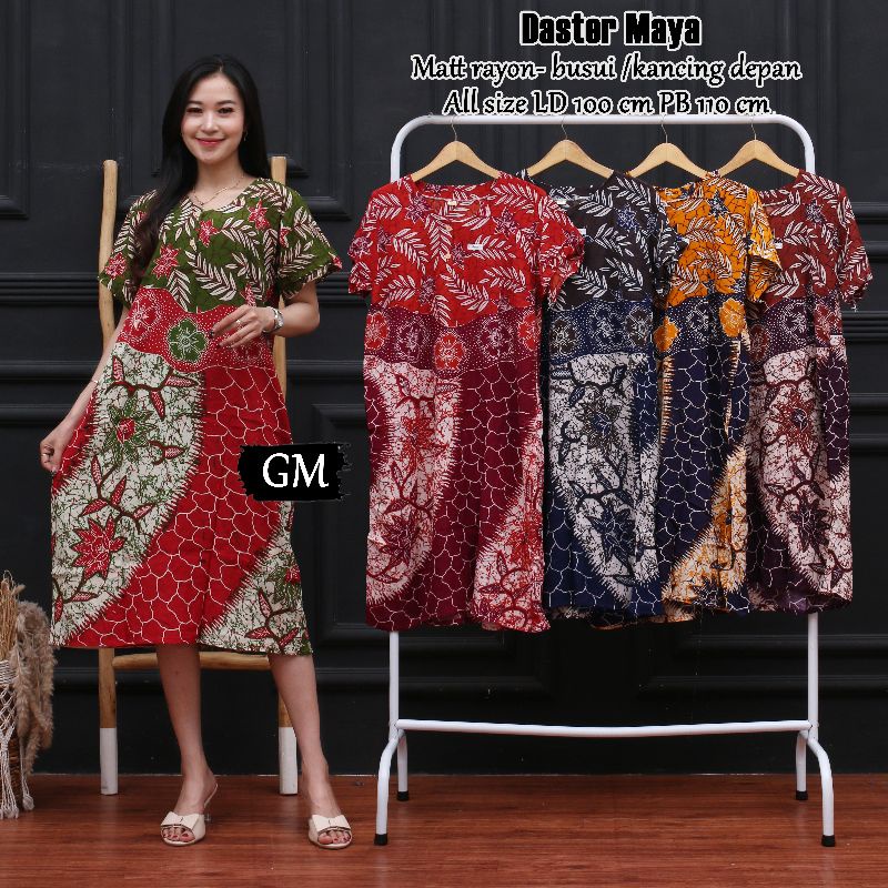 Grosir daster busui murah bahan rayon adem ld 100 obral