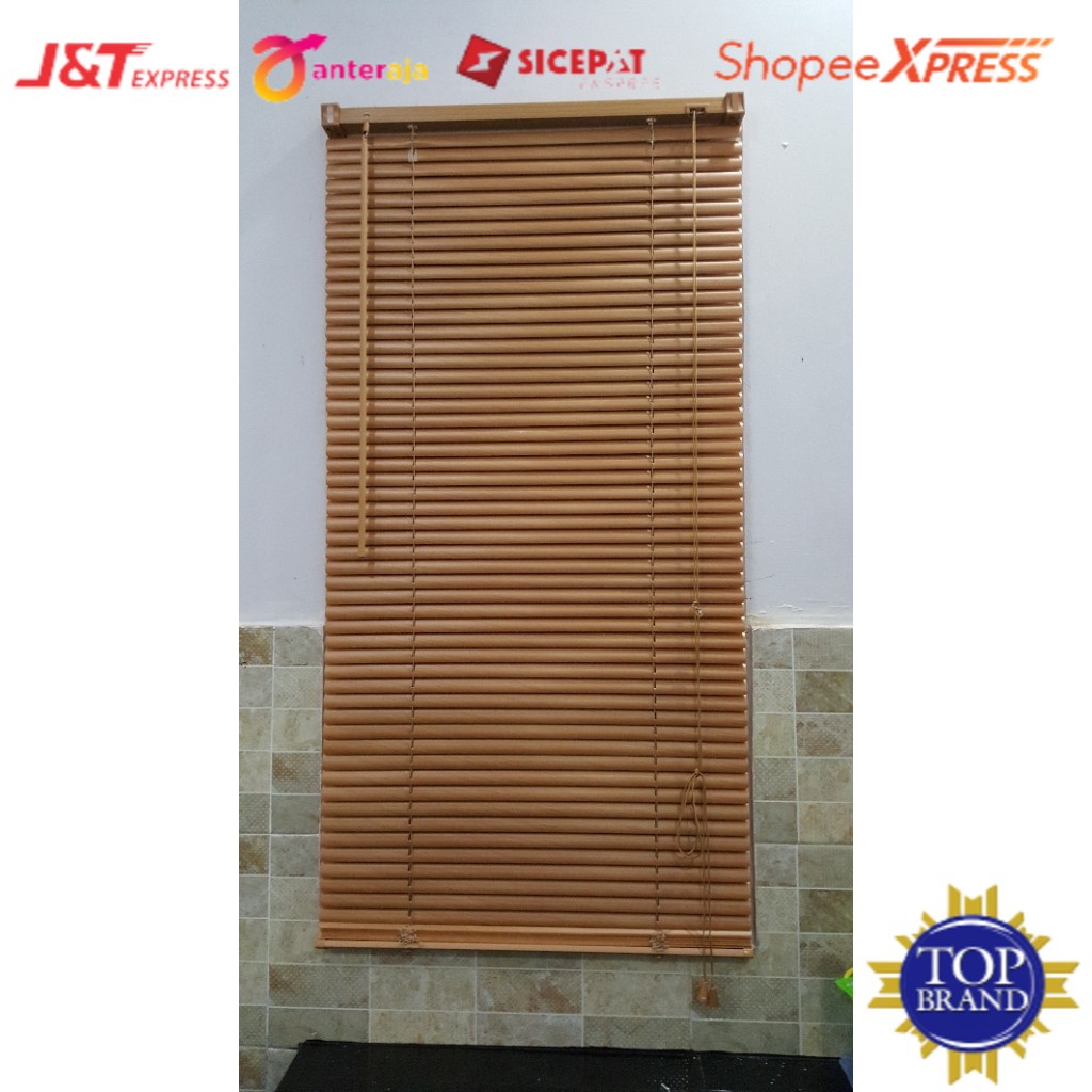 90x180 cm Tirai lipat Venetian Blinds Kris ACE Penutup Jendela/Tirai gulung PVC/Tirai Black out