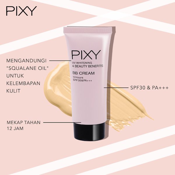 PIXY BB Cream UV Whitening 4 Beauty Benefits 30 mL (KIM)