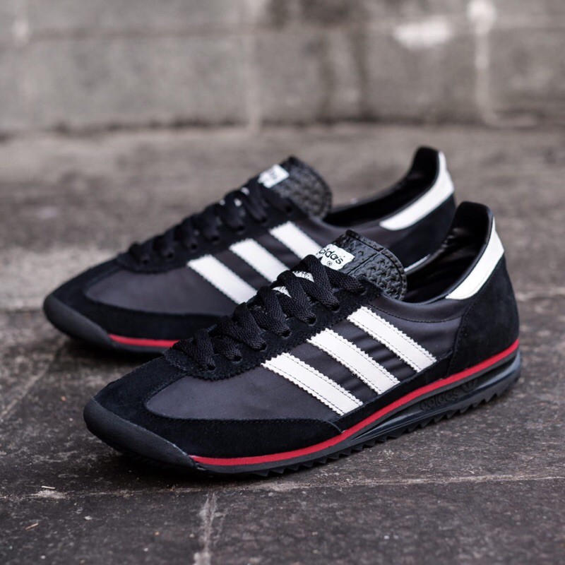 ADIDAS SL72 BLACK WHITE RED